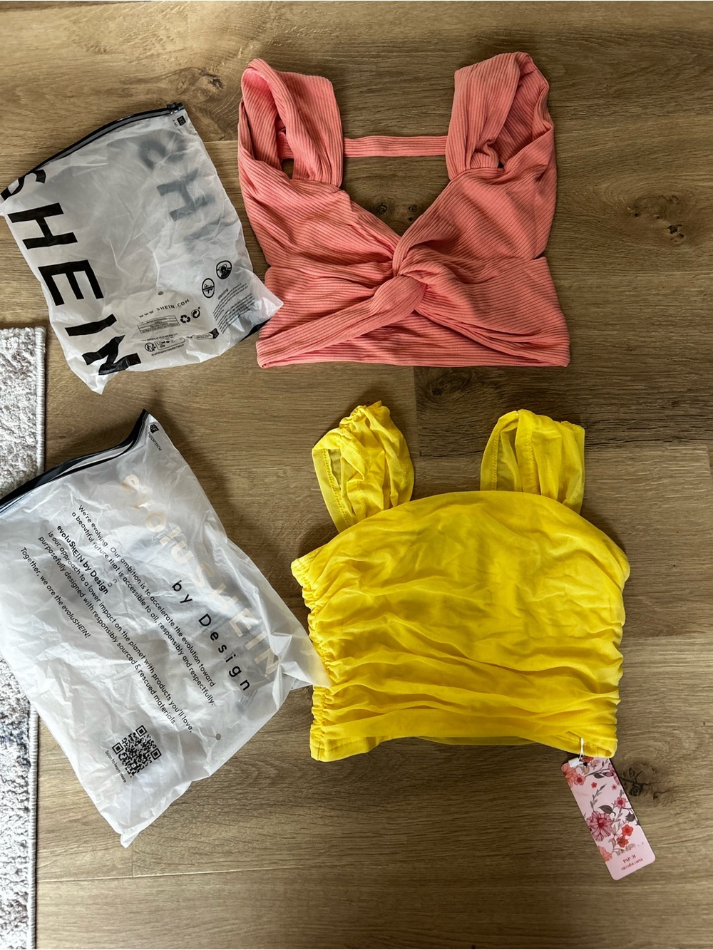 Tank tops both from SHEIN